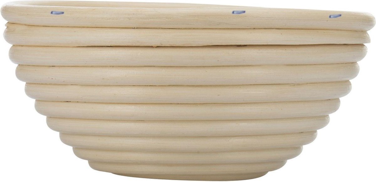 Westmark Rijsmandje, voor 1000 - 1500 g brooddeeg, rond, diameter: 20,5 cm, rotan, lichtbeige