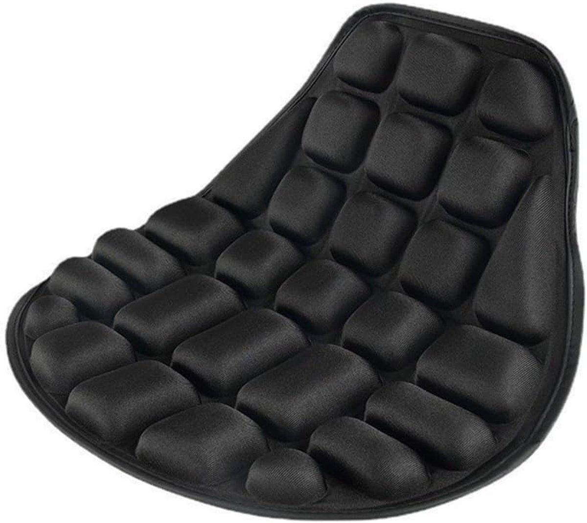 Motorfiets Zadelkussen - Gel Zitje - Comfortabel Rijden - Ademend 3D Mesh - Extra Dik - Zwart