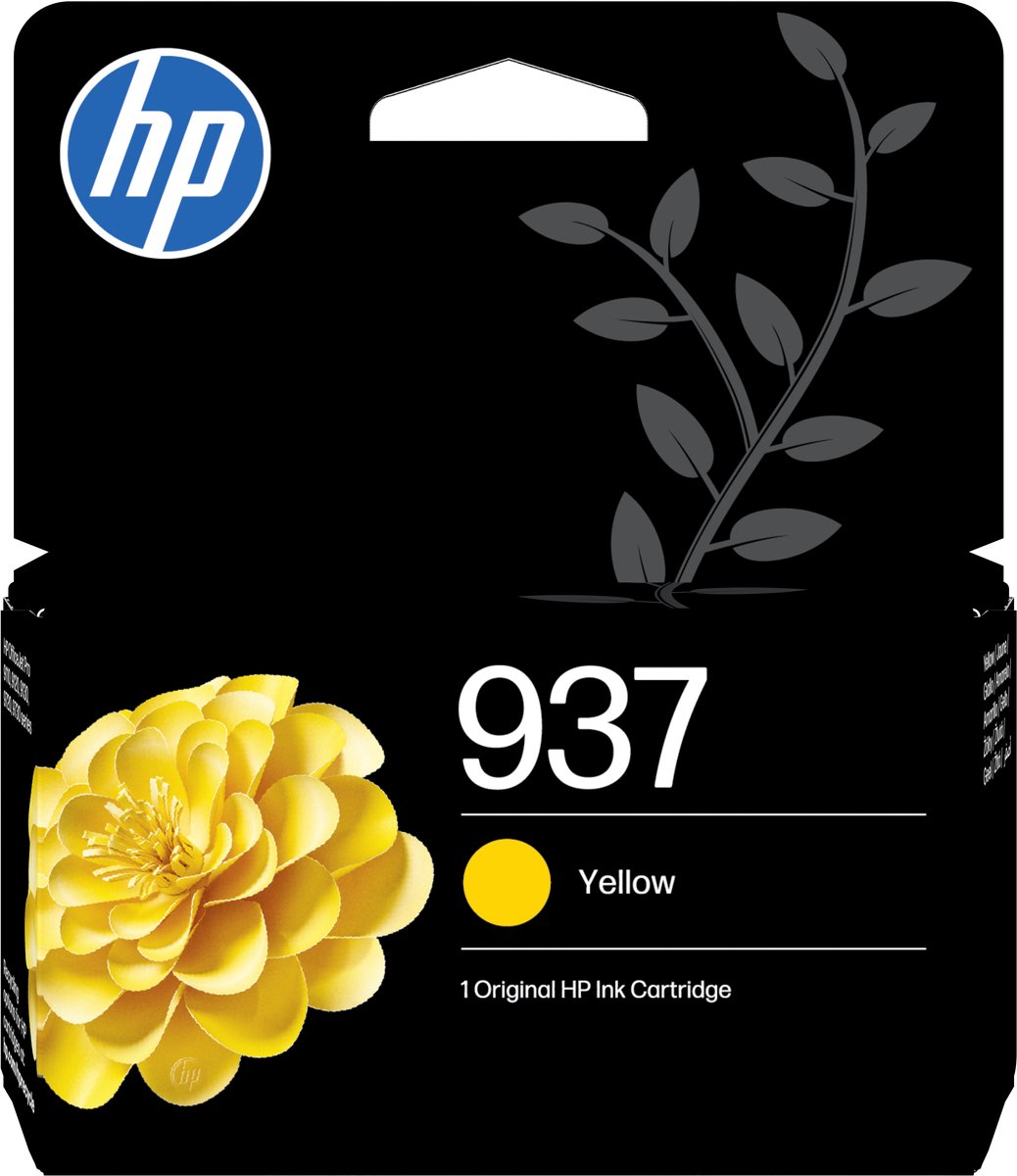 HP 937 - Inktcartridge - Geel