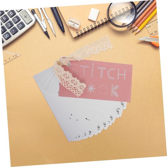 Creatief Naaiboek Set - Mini Borduurboek - Naaien Leren - Compact Kaartontwerp - 15 x 8 cm - Multi — afbeelding 3
