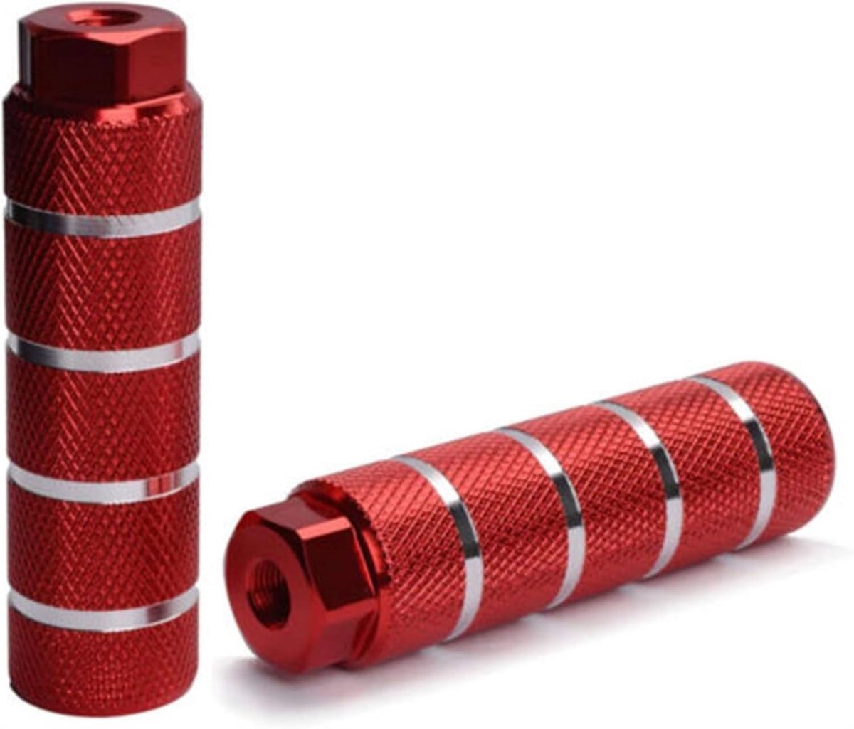 Fiets Pegs - Voetsteun Pedaal - Mountainbiken - Antislip Textuur - One Size - Rood