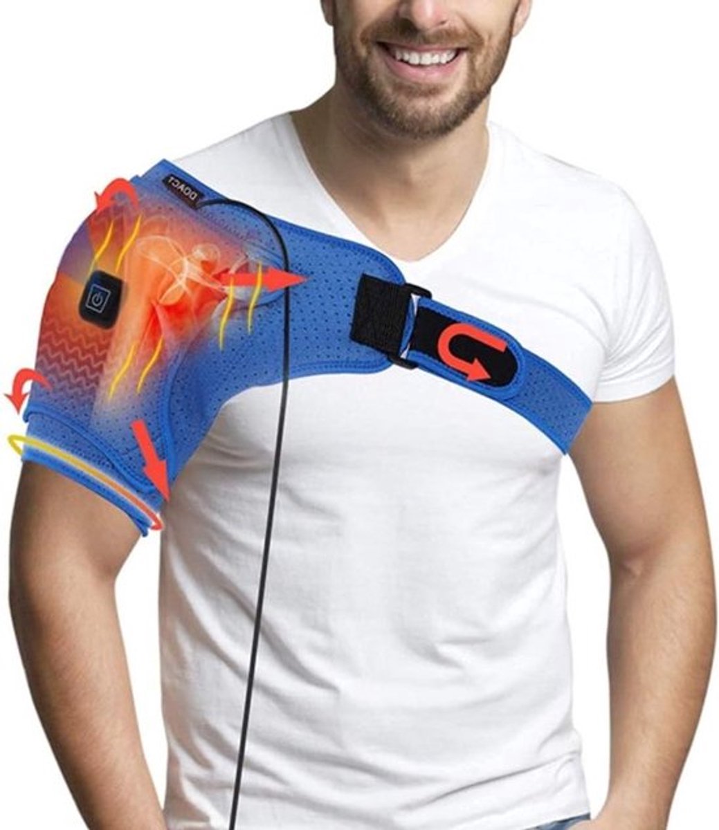 Ondersteunende Schouderbandage Wrap Riem met - Allecto Plus