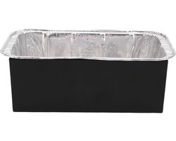Vetvanger Lekbak - Olie Opvangbak - BBQ Schoonhouden - Lekvrij Ontwerp - 21x12x11 cm - Zilver