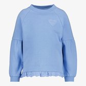 TwoDay meisjes sweater met pofmouwen blauw - Maat 110/116