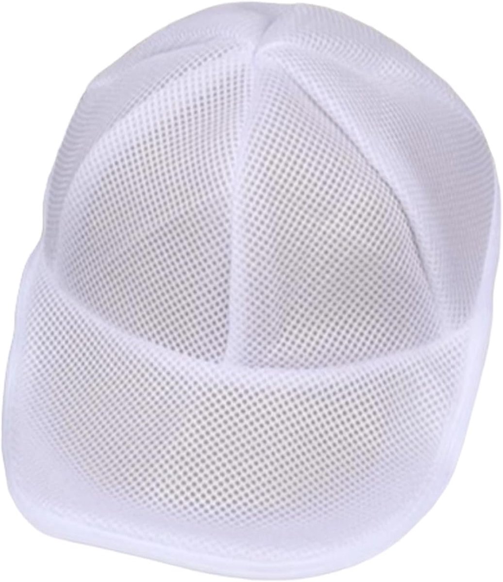 Petten Wasmand - Hoeden Beschermer - Wasmachine Reiniging - Vormbehoud - 35 x 22.5 cm - Wit