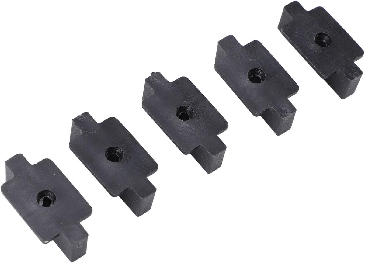 Terrasplankbevestigingen - Verborgen Clips - Terras Maken - Voor Composietplanken - 100 Stuks - Zwart
