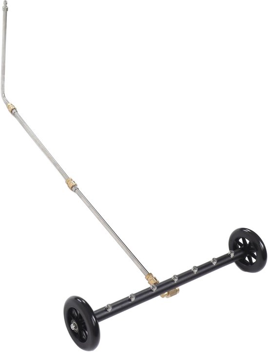 Hogedrukreiniger Waterbezem - Onderwagenreiniger Vloerreiniger - Terras Reinigen - 2-in-1 Functie - 4000 PSI - Zilver — afbeelding 4