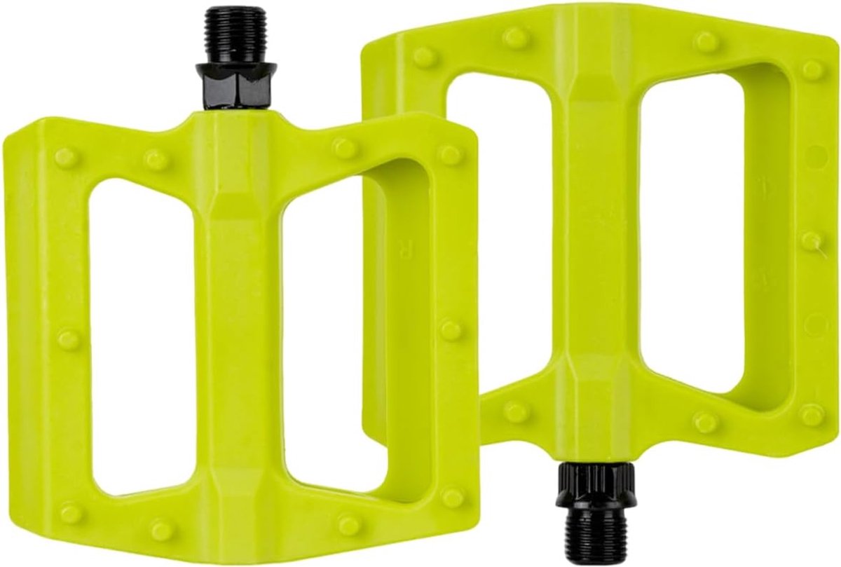 Fietspedalen - Fietsaccessoires - Fietsen - Lichtgewicht Duurzaam Materiaal - 10.4x9.4 cm - Groen