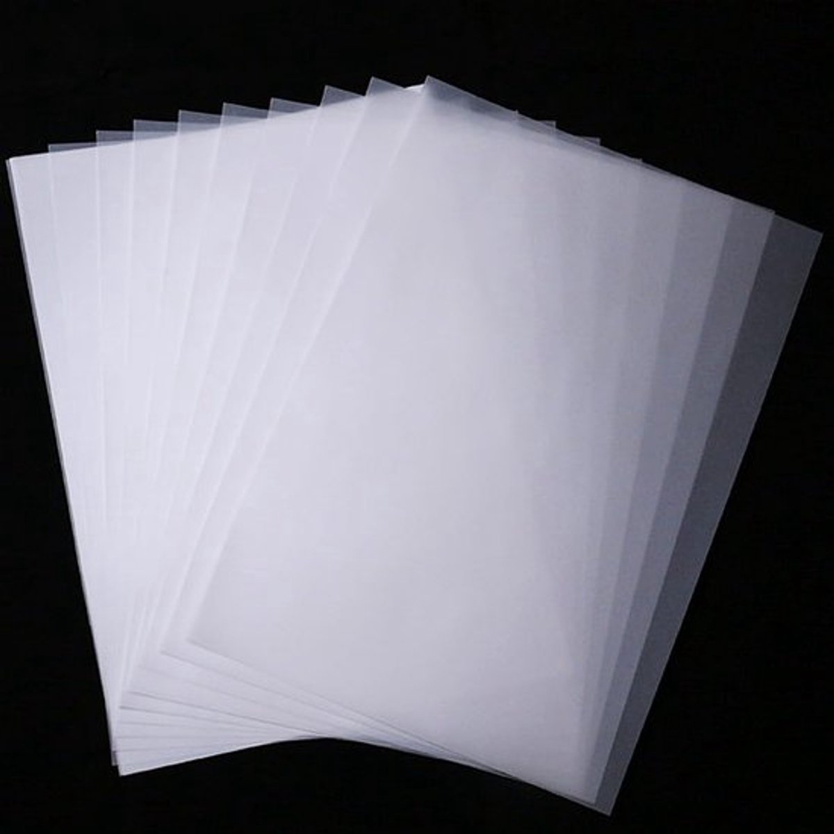 100 Vellen Transparant Calqueerpapier A4 (53 g/m²) – Transparant Glasine Papier voor Printers - Naai Patrones - Tekenen - Schetsen - Calligrafie - Kunst & Scrapbooking (53 g/m²)