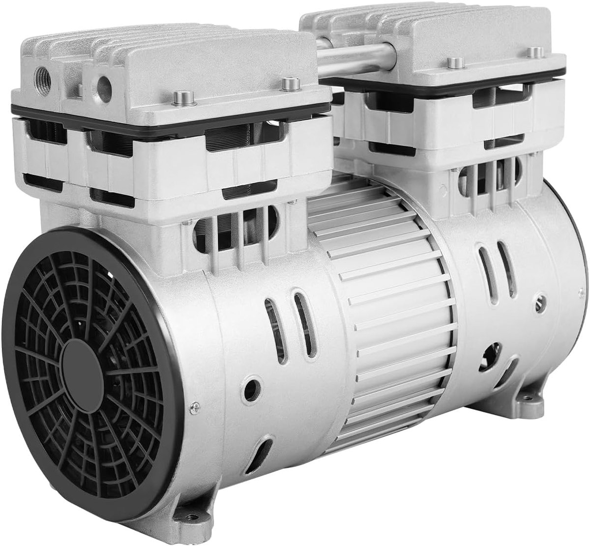 Olievrije Compressor - Stille Lucht - Apparaten Koelen - Olievrije Werking - 145 L/min - Zilver