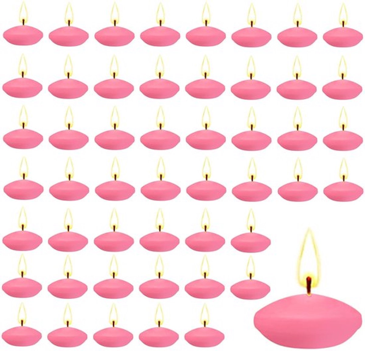 VT Goods - Drijvende kaarsen - Zwemkaarsen - Tafeldecoratie - Roze
