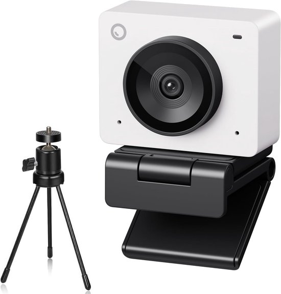 1080P Webcam met AI Tracking voor PC - Plug-and-Play Streaming Camera voor Laptop en Conferenties