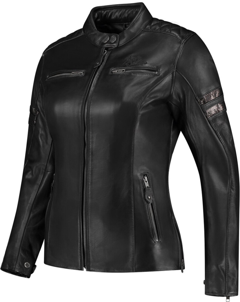 Rusty Stitches Joyce V2 Dames Motorfiets Leren Jas -