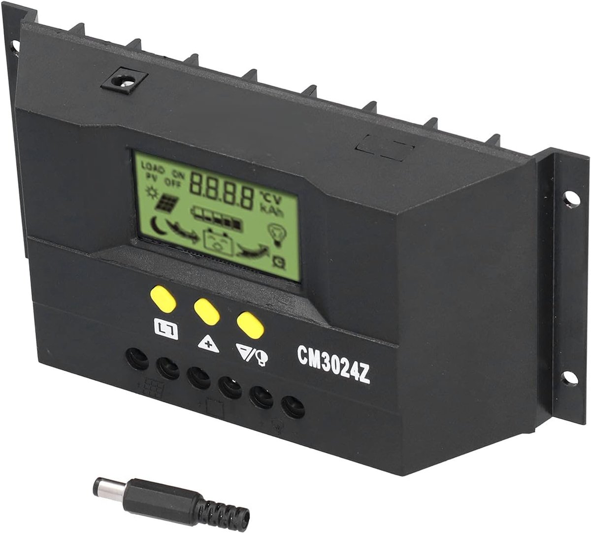 Zonne Laadregelaar - Intelligente Regelaar - Energie Beheer - LCD Scherm - 20A - Zwart
