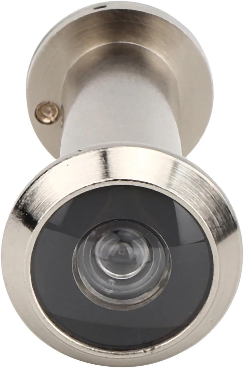Deurspion Set - Veiligheidspion - Bezoekers Controleren - 220 Graden Zicht - 2 Stuks - Zilver
