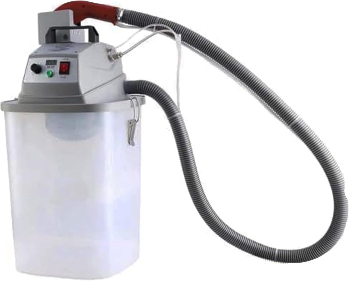 Automatische Draadsnijder - Elektrische Trimmer - Kleding Productie - 3-in-1 Zuig-Snij-Opvang - 15-50 mm trimbreedte - Grijs