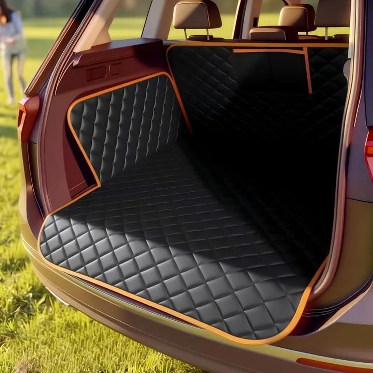 Honden Autodeken - Reisdeken Auto - Auto Beschermen - Waterdicht Antislip - Universeel - Zwart