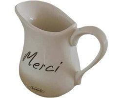 Keramische Melkkan - Opschuimkan Sauskom - Koffie Maken - Creatieve Franse Stijl - 310 ml - Wit