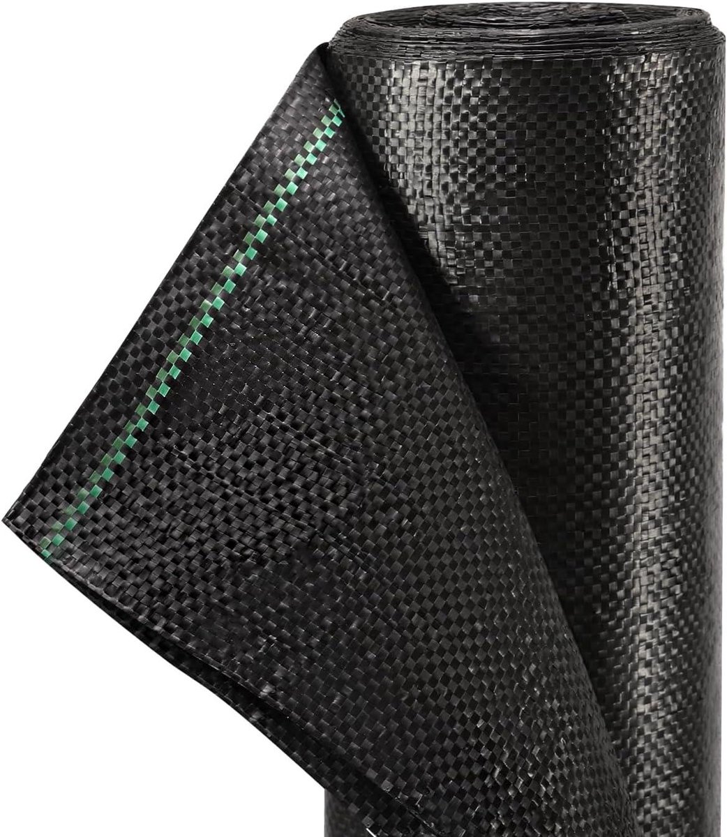 Onkruiddoek - Tuinvlies Bodemdoek - Onkruid Wieden - Scheurvast UV-stabiel - 200x2500 cm - Zwart