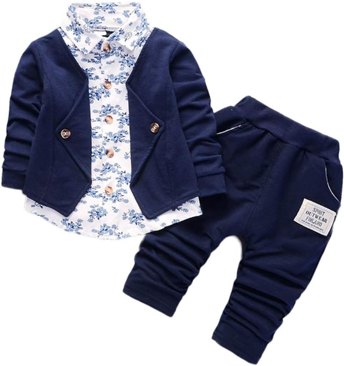 Jongens kledingset 86-92 - Formeel - Tuxedo - Perfect voor doopfeest - SnelShoppen