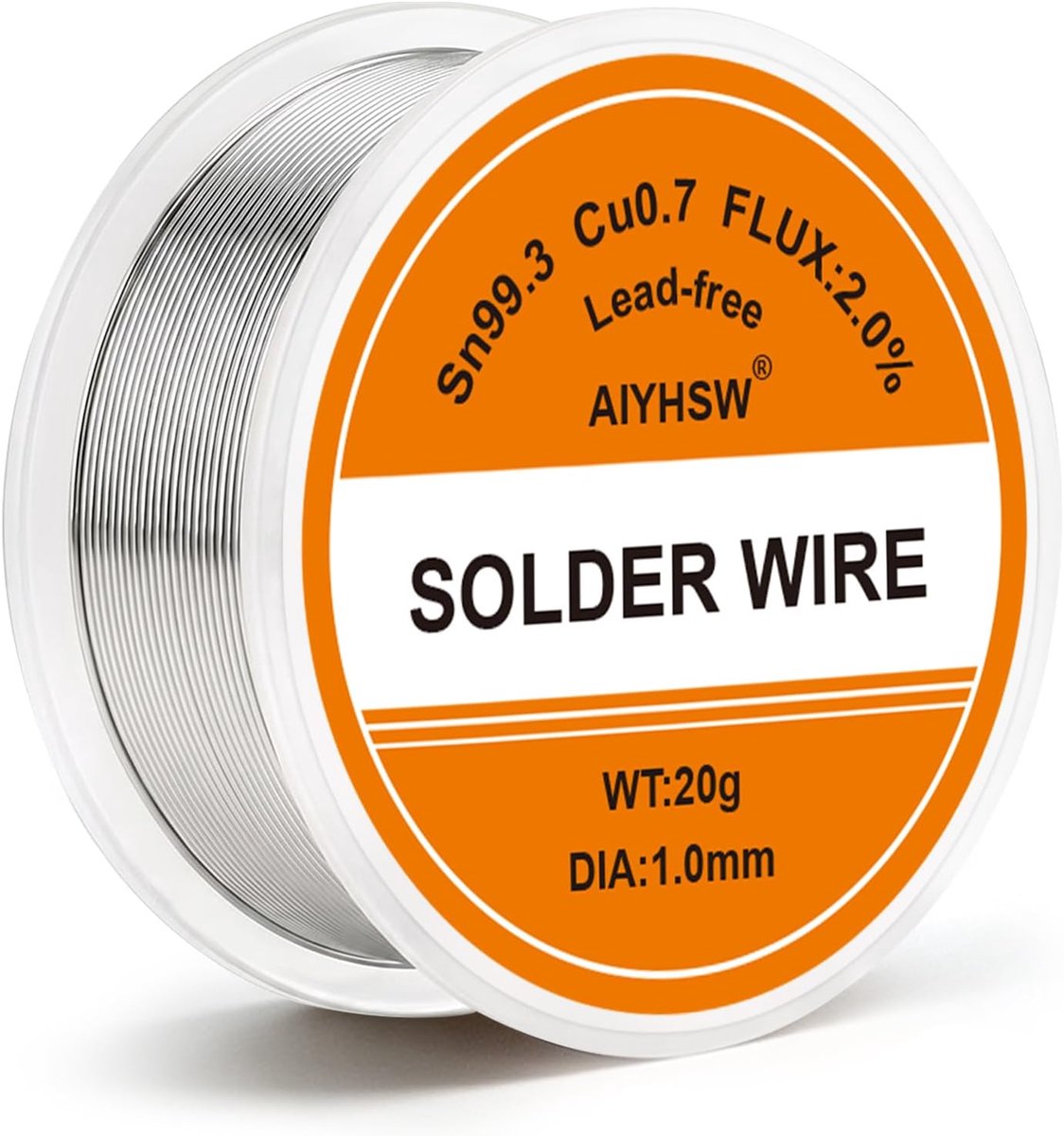 Loodvrije soldeerdraad 1,0 mm - Sn99.3 Cu0.7 - Rosin Core - ideaal voor elektronische reparaties - ShopVlot
