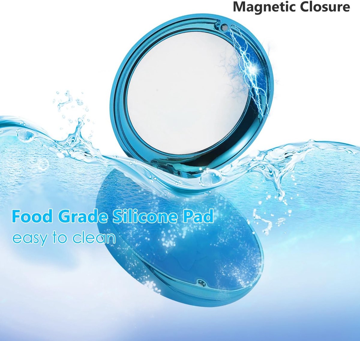 Retainer Case met Spiegel - Schattig Gegalvaniseerd Ontwerp - Slim Aligner Case - ShopVlot