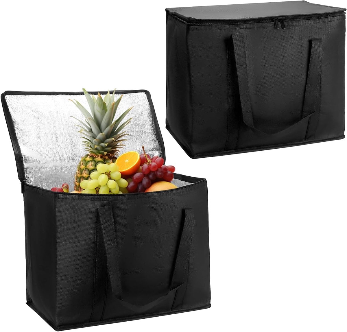 Koeltas 41x26x33 cm - Vouwbare thermotas - Herbruikbare geïsoleerde tas - Ideaal voor picknick - SnelShoppen