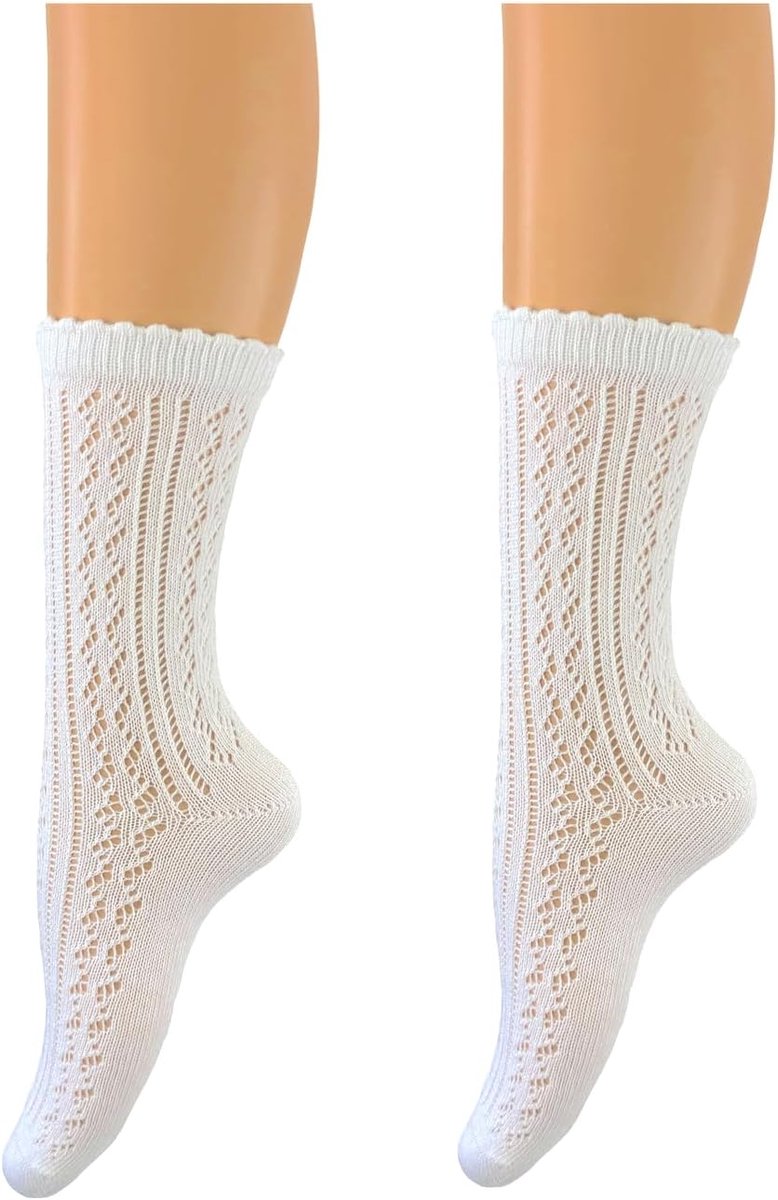 Kostuumkousen voor dames - half lengte - handgeknoopte kant - perfect voor dirndl - SnelShoppen