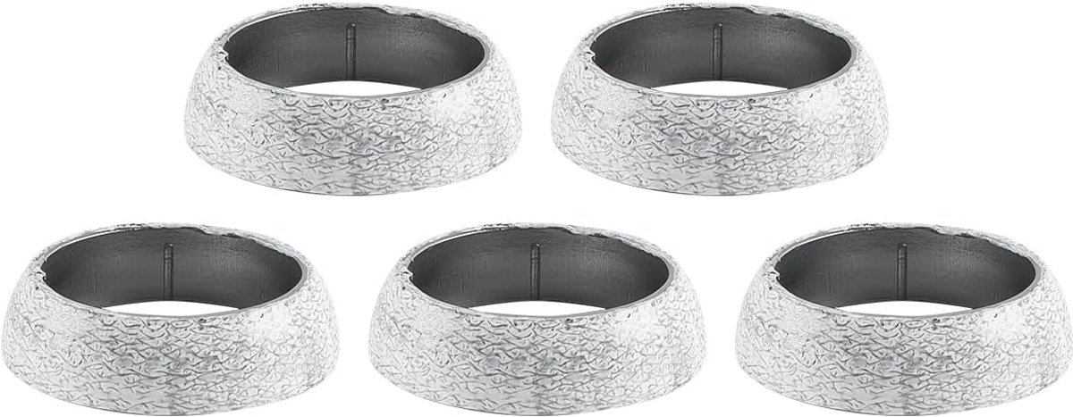 5 stuks ID 45 mm OD 60 mm hoogte 16 mm 201 roestvrij staal uitlaat donut afdichting, uitlaat ruisonderdrukker afdichtringen voor auto