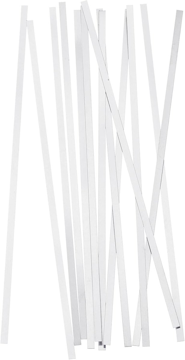 Nikkelstrips 0,1 mm x 2 mm x 100 mm batterij-soldeertong voor het solderen van batterijen en puntlassen, 40 stuks