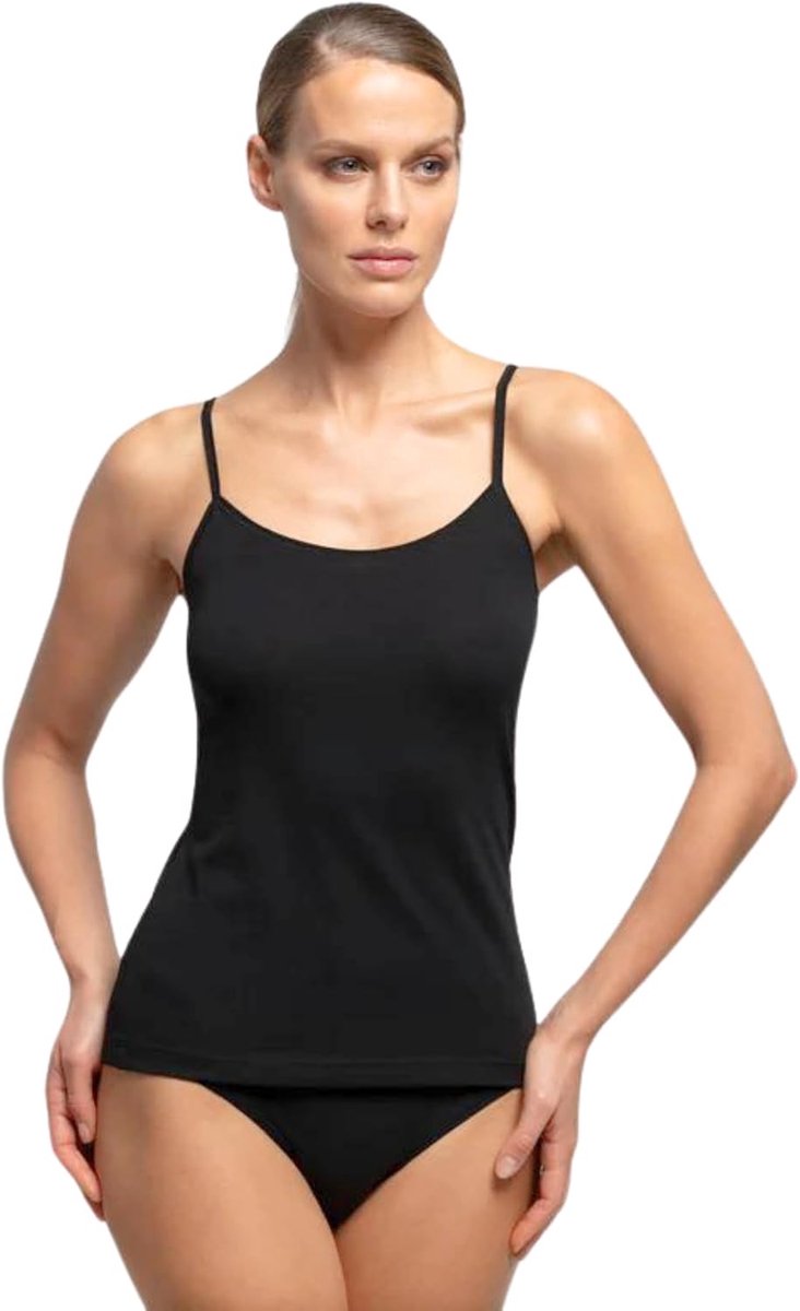 O-day Defonseca 3 tanktops voor dames van 100% gekamd katoen, perfecte pasvorm, optimaal comfort, ideaal voor elk seizoen