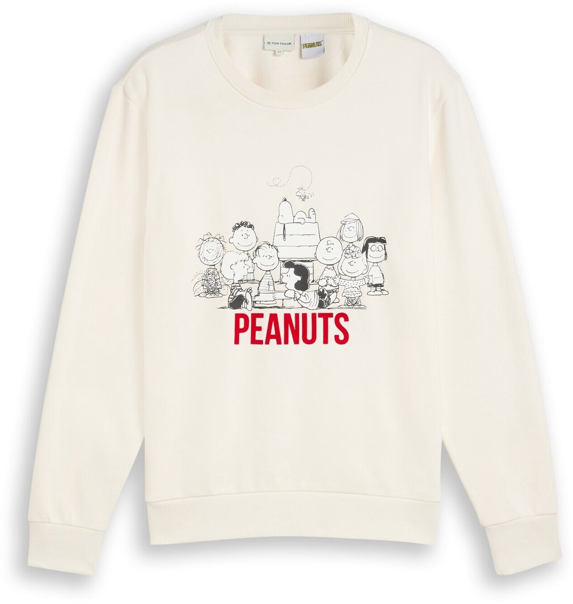 Tom Tailor - Sweatshirt met Snoopy-print - Maat XXXL - Gardenia White