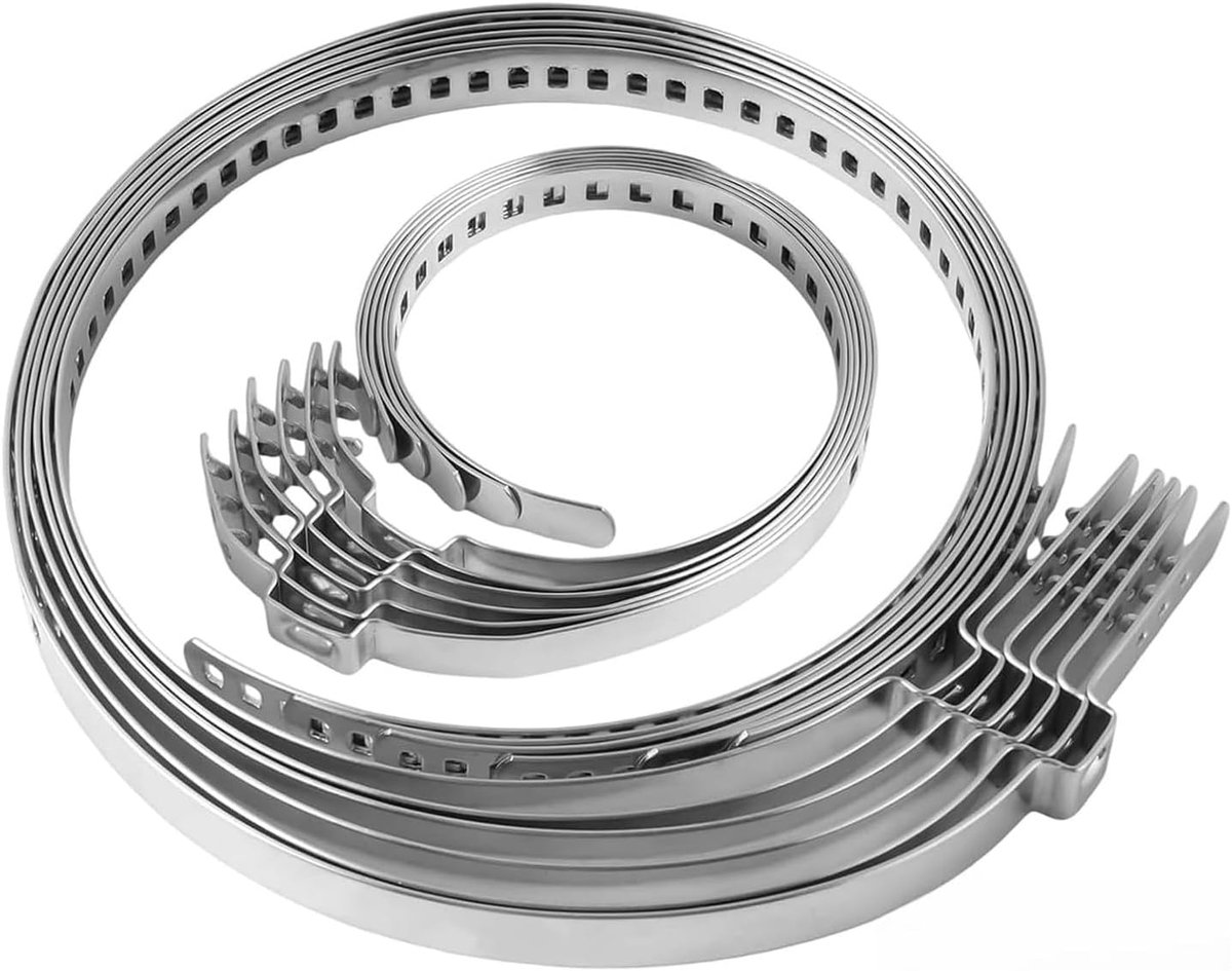 CV-asmanchetklemmen 25–50 mm en 50–120 mm - roestvrij staal - waterdicht - ideaal voor autogarages - ShopVlot