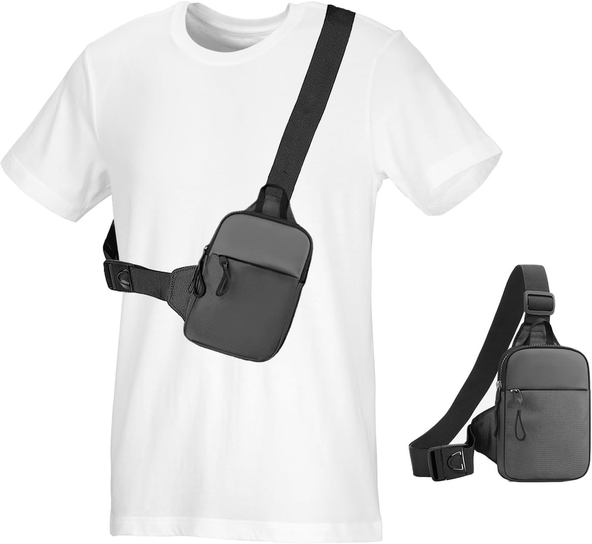 Sling Chest Crossbody Bag - Klein - Waterproof - Ideaal voor Outdoor Activiteiten - ShopVlot