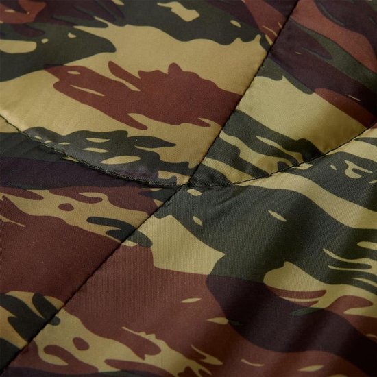 Dubbele Slaapzak - Kampeerslaapzak Duo - Buiten Overnachten - Waterafstotend Materiaal - 220 x 150 cm - Camouflage — afbeelding 3