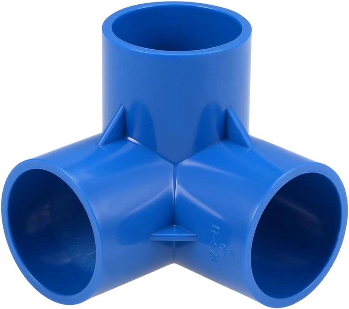 PVC hoekkoppeling, 3-weg fitting, accessoires voor irrigatiesproeiers 40 mm, 2 piezas Rosa Roja