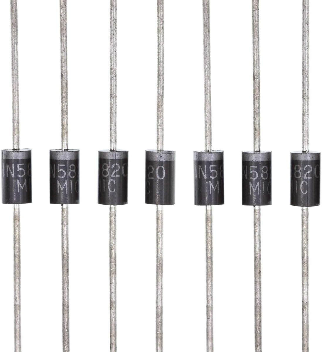 10 stuks 1N5820 Schottky barrièregelijkrichterdiodes 3A 20V DO-201AD (DO-27) axiaal 5820 3 ampère 20 volt