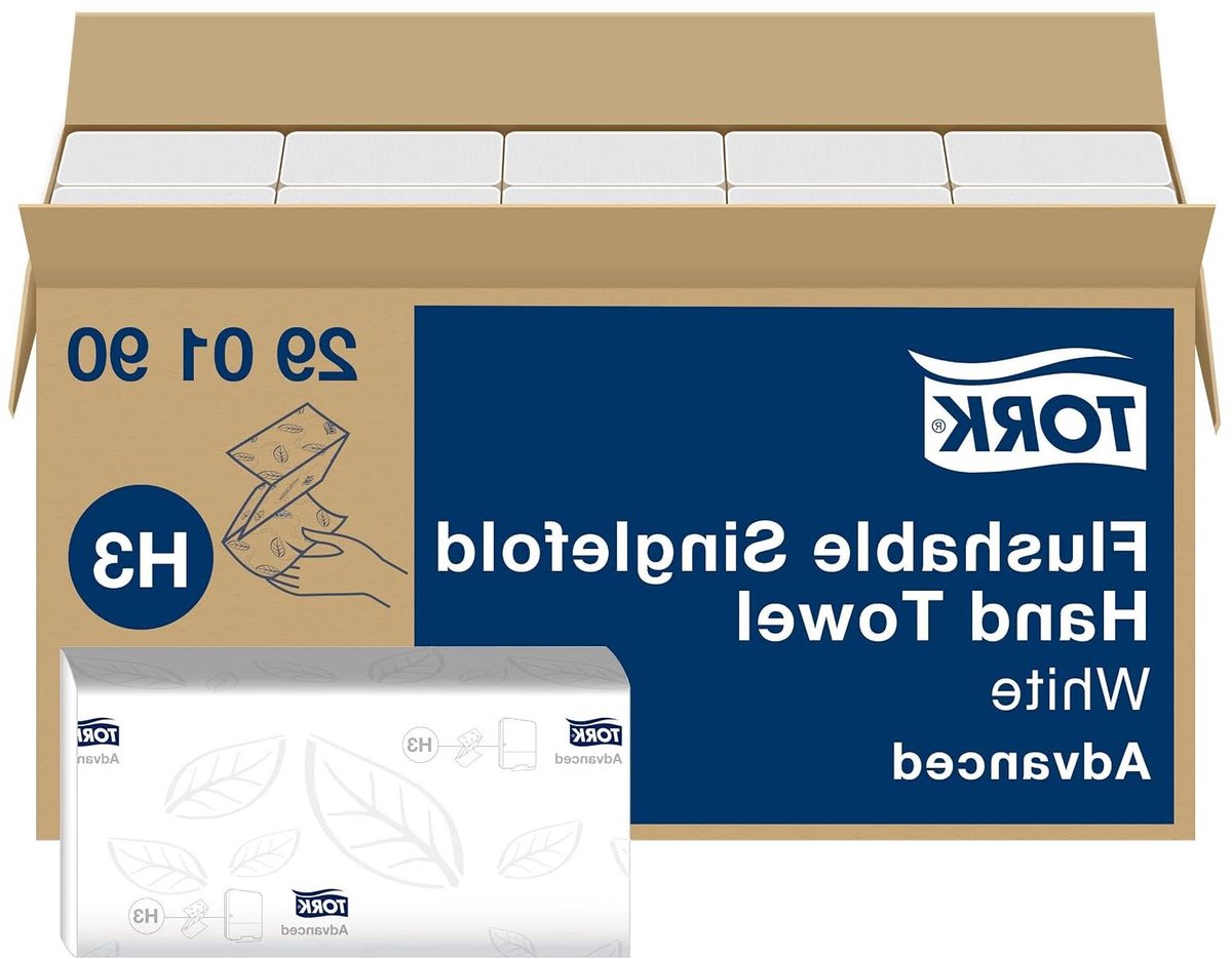 Papieren Handdoeken - Wegwerpdoeken Z-vouw - Hygiënisch handen drogen - Snel oplosbaar - 3750 doeken - Wit