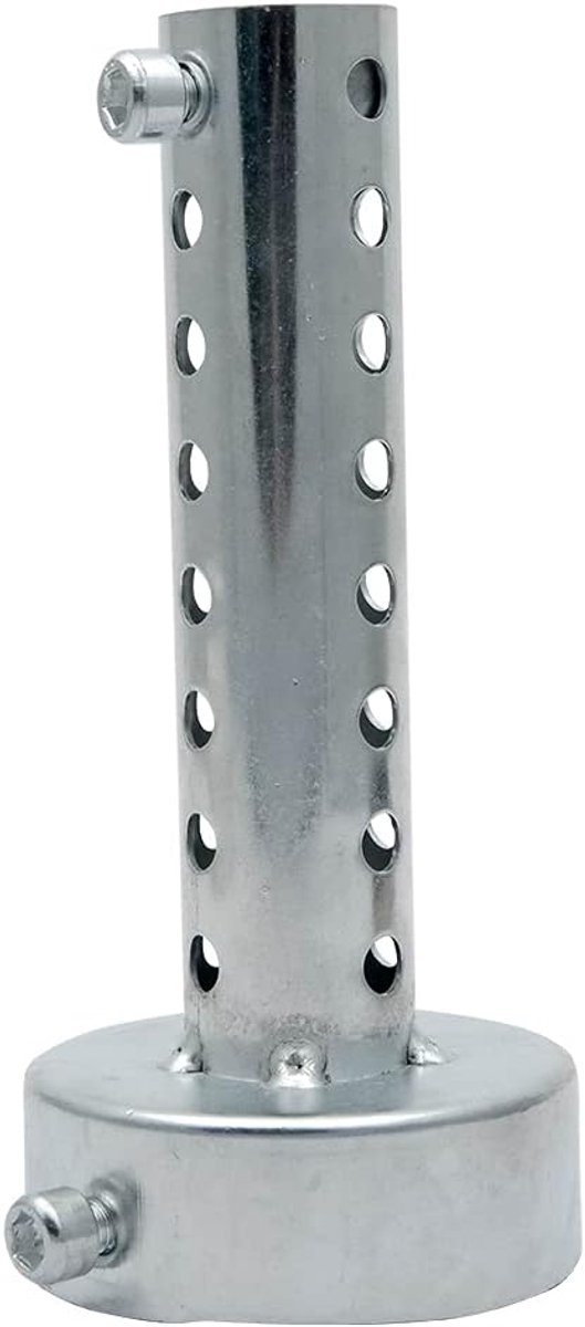 Universele DB-uitlaat, 35 mm/48 mm/60 mm, geluiddemper voor motorfietsen, DB-einddemper, zilver/zwart