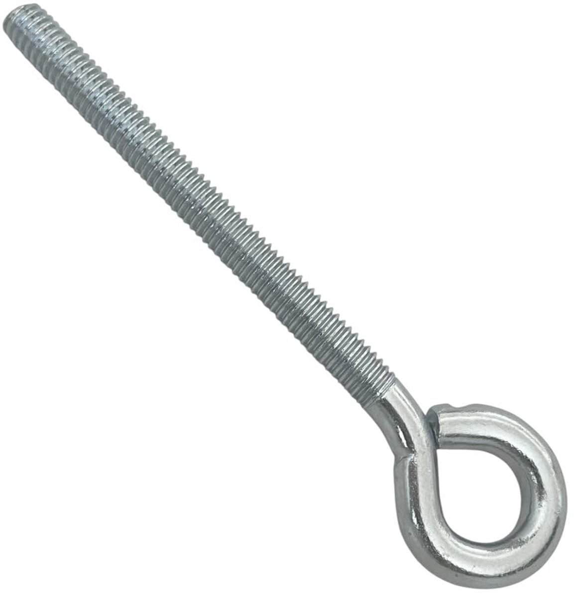 oogschroef M6/80 mm, hoogwaardige oogbouten voor veilige bevestiging, verzinkt staal, ideaal voor binnen en buiten, constructies, werkplaats - robuuste schroefogen