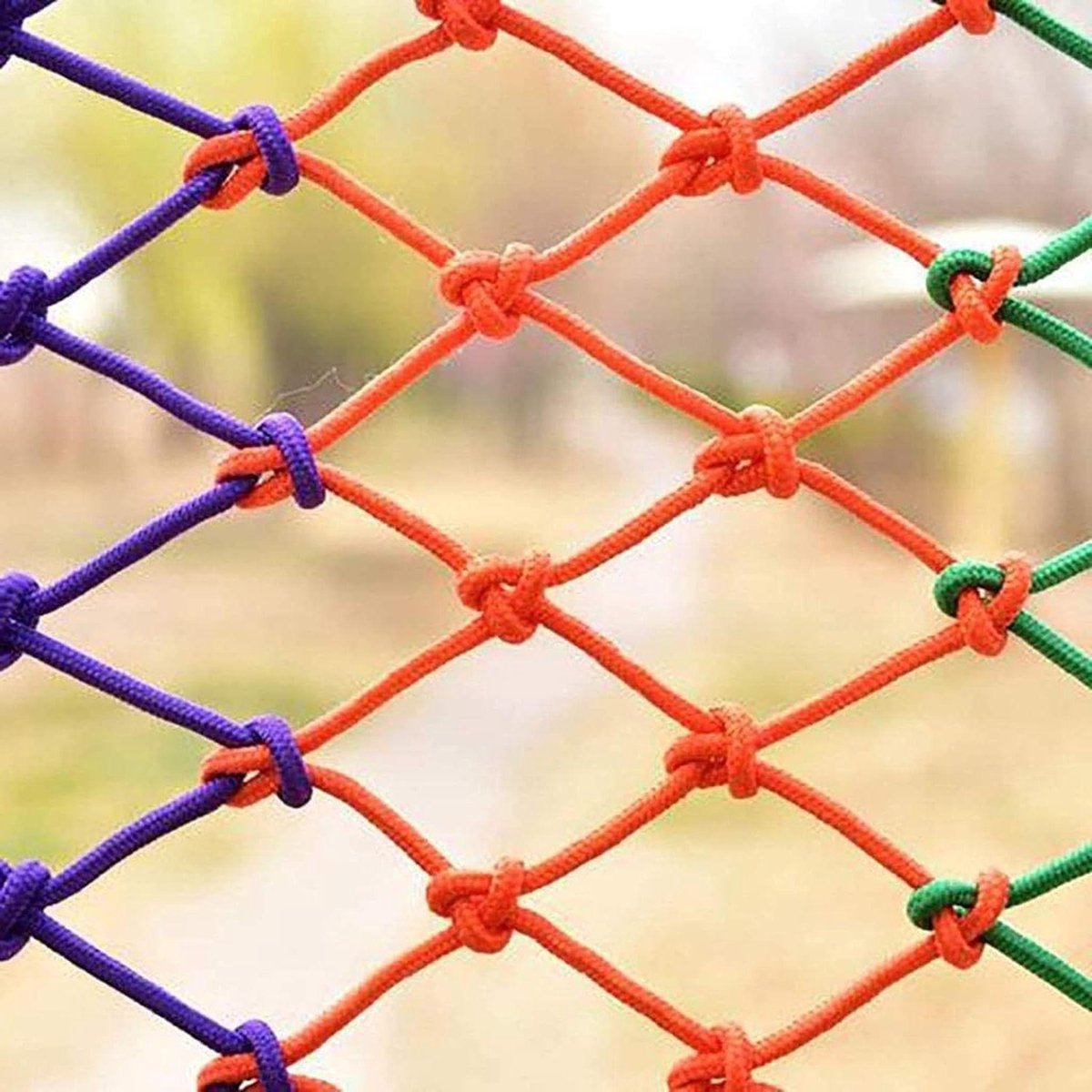 Klimnet voor kinderen - Speeltuin net - Veilig spelen buiten - Stevig geweven nylon - 1 x 3 meter - Gekleurd