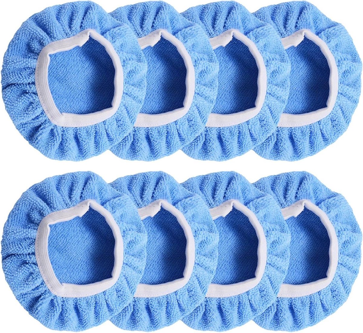 Stoomreiniger Pads - Microfiber Doeken - Efficiënt Reinigen - Wasbaar Absorberend - 8 Stuks - Wit