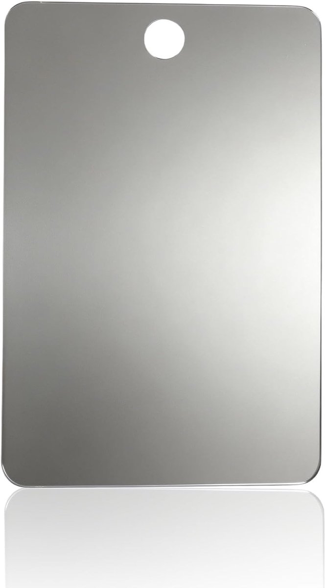 Douchespiegel groot 20 x 30 cm - hangende badkamerspiegel - multifunctionele spiegel - ideaal voor scheren en make-up - ShopVlot
