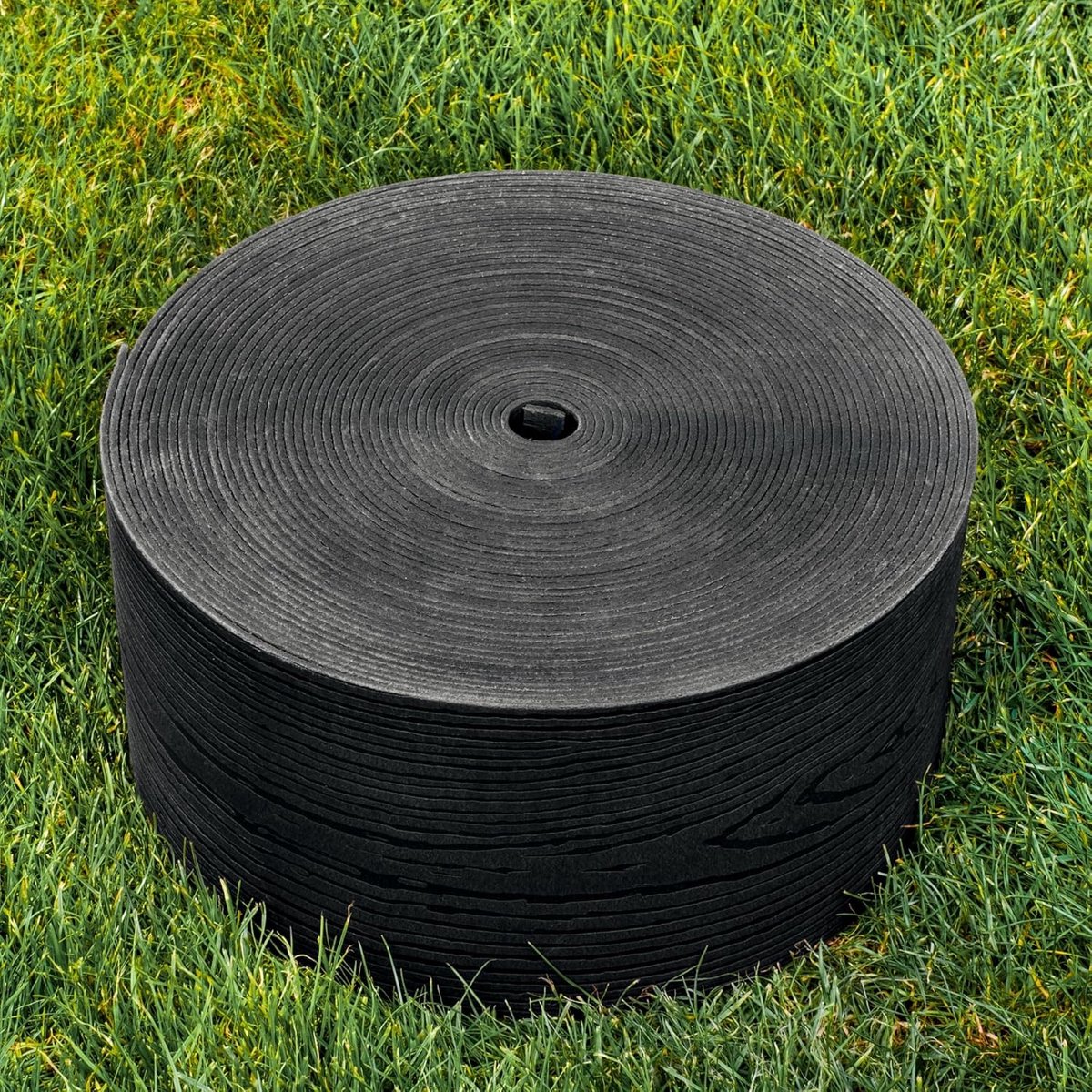 Tuinscheiding 20m - Hoogte 13cm, Dikte 3mm - Kunststof Grasrand met Houtlook - Eenvoudig te gebruiken - ShopVlot