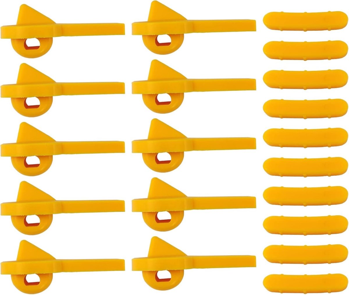 20 stuks bandenmontage, demontagekop, bandenmonteermachine, demontagekop, eendeninzet, velgenbescherming, banddemontagekop, gedeeltelijke montage voor bandenwielreparatiegereedschap