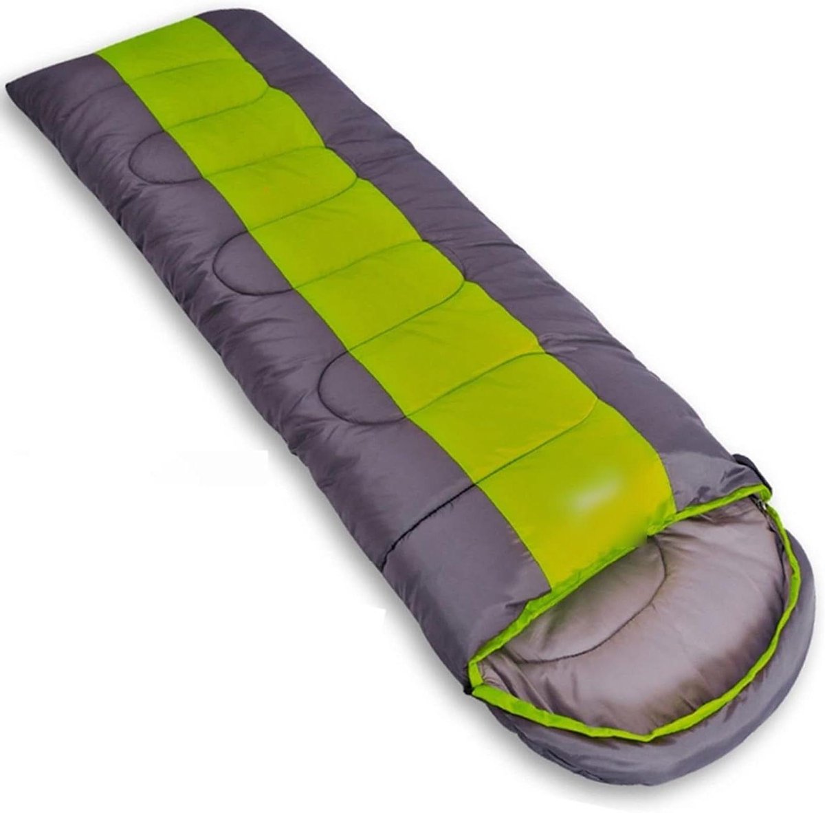 Kampeerslaapzak - Lichtgewicht Slaapzak - Buiten Reizen - Waterbestendige Buitenlaag - 1.6kg - Groen