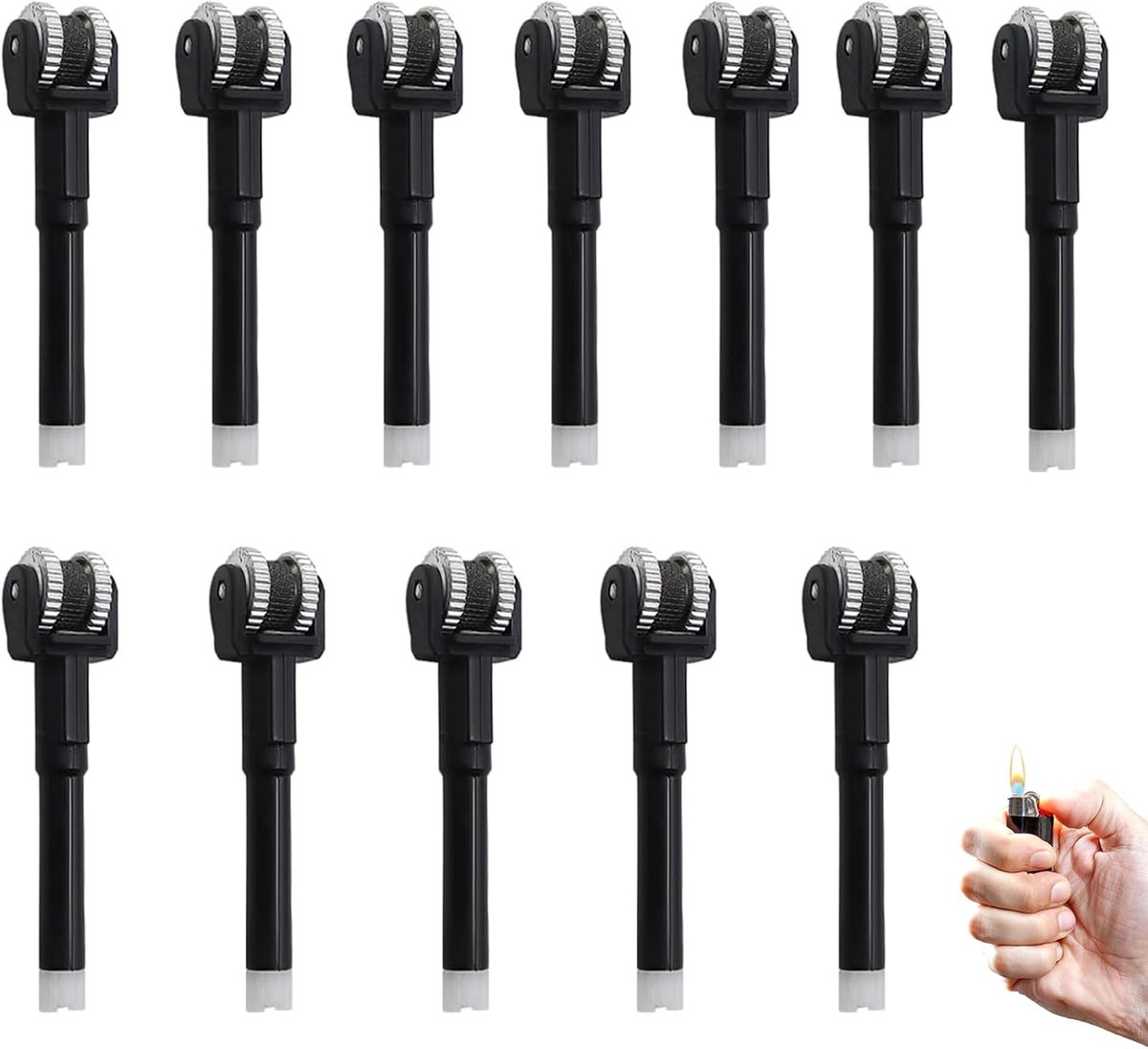 Vuursteentjes, standaard maat, reservewiel vuurstenen voor Clipper-aanstekers, ontstekingswiel met vuursteen, aanstekeraccessoires, reserveschacht, klassiek
