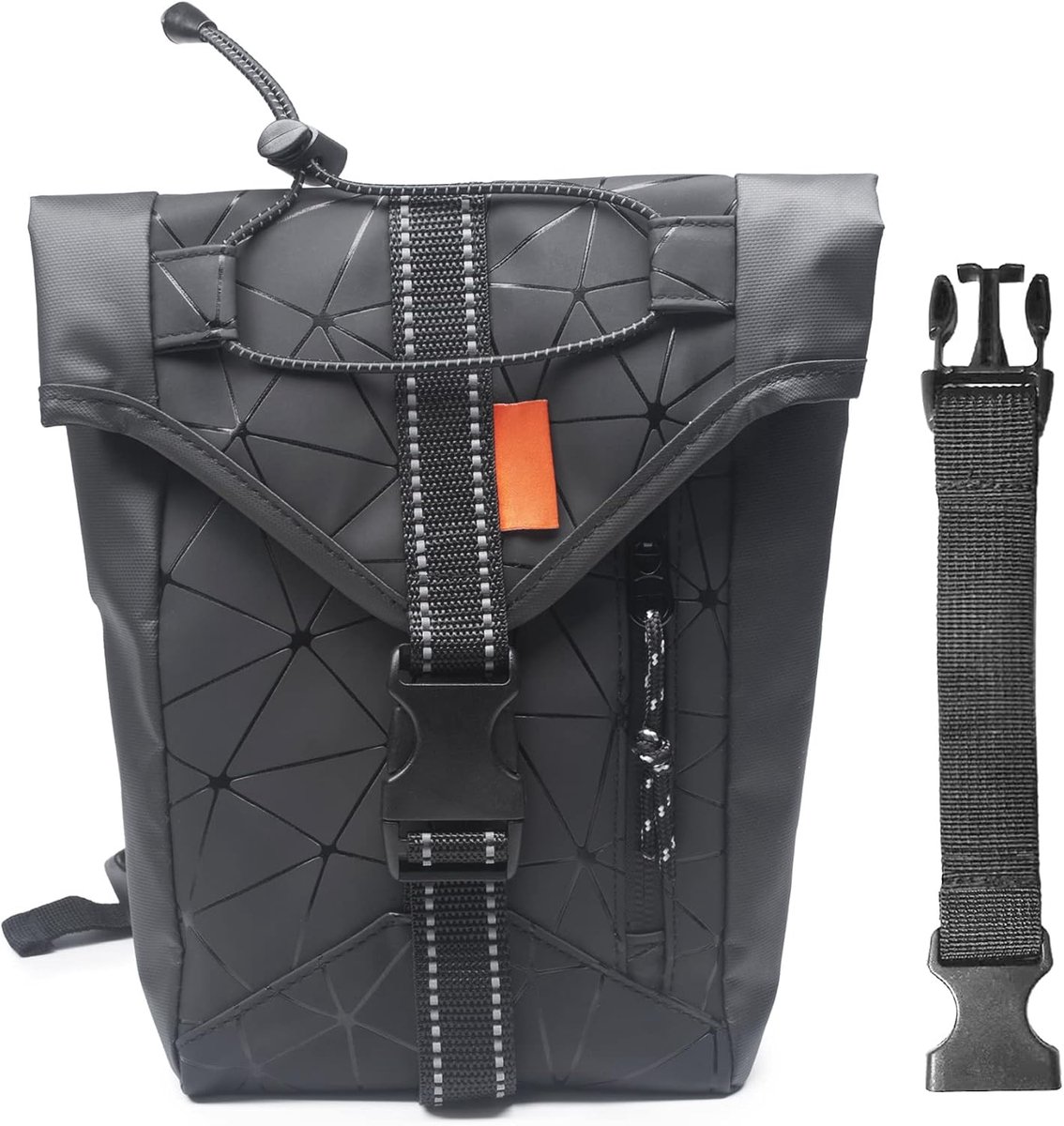 Beentas dijbeentas mode motortas been heuptas fietsen wandelen paardrijden kamperen tactische motorfiets heuptas, geometrie verlengde riem, 24cm x 15cm x 7cm