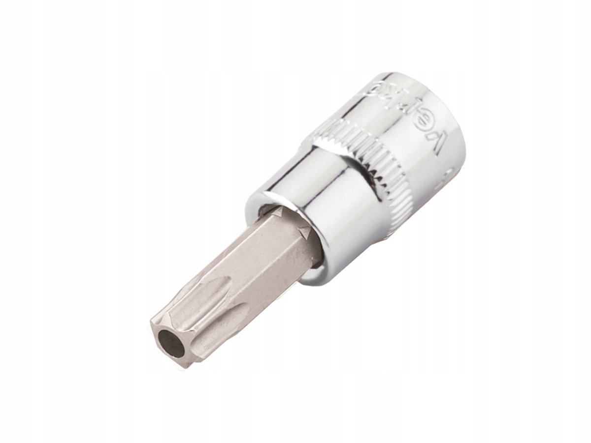 Dopsleutel 1/4" Torx met gat T20/37mm - Verkatto