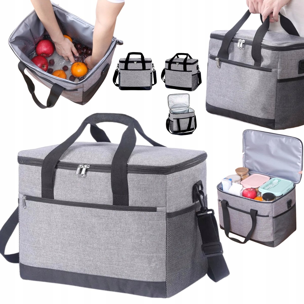 XL Thermos Lunchtas 20L - Ideaal voor Werk, Strand & Picknick